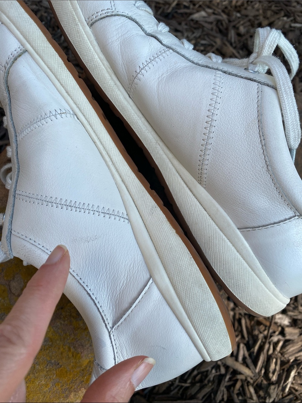 Josef Seibel Caren 01 White Leather Lace-Up Sneakers Size 41EU / 10-10.5 US - Picture 13 of 16